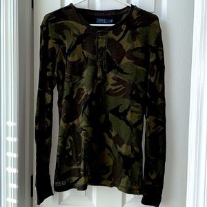 Polo Ralph Lauren camp long sleeve thermal Henley